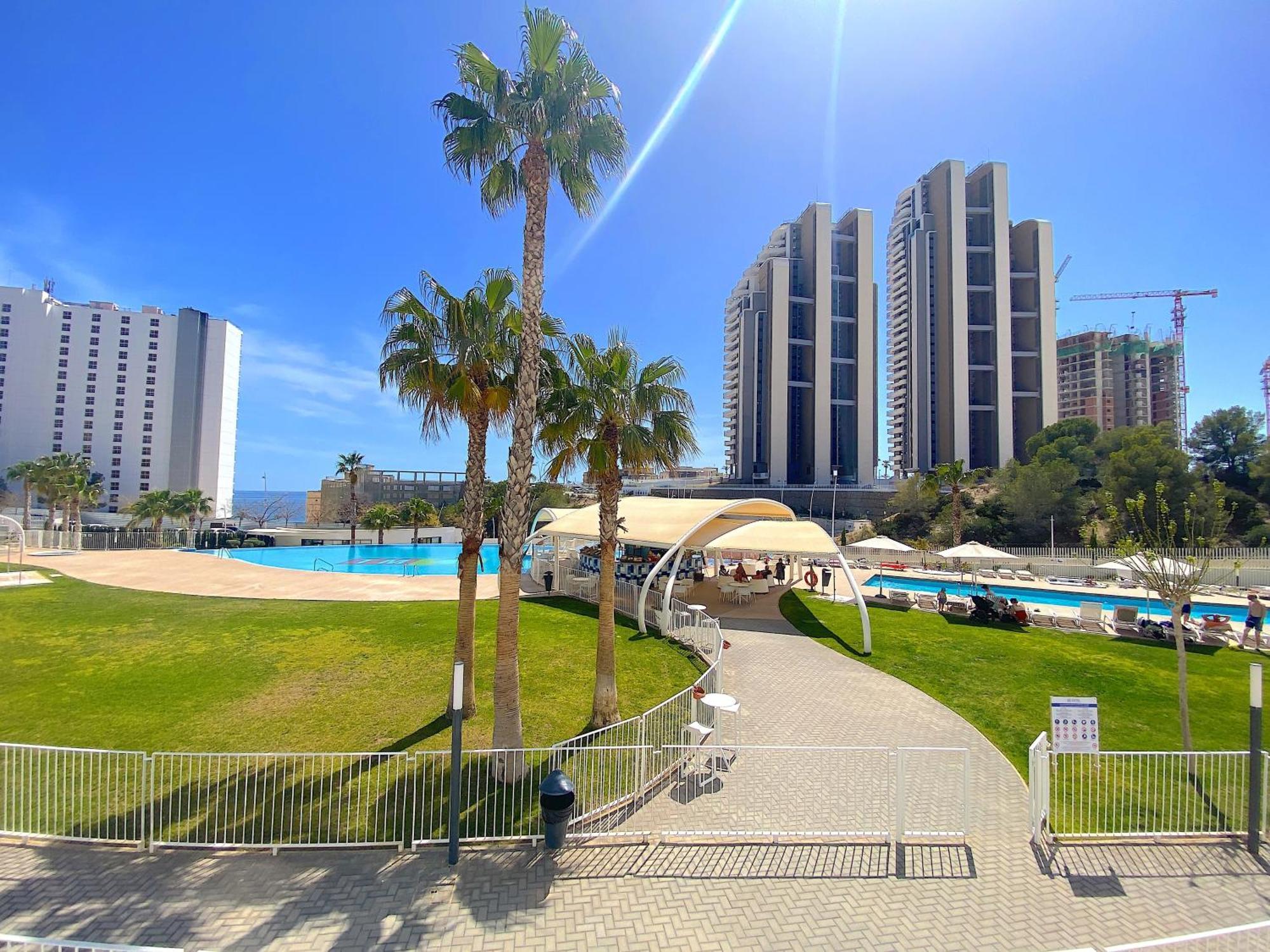 Lujoso Apartament Con Impresionantes Vistas Al Mar Бенидорм Экстерьер фото